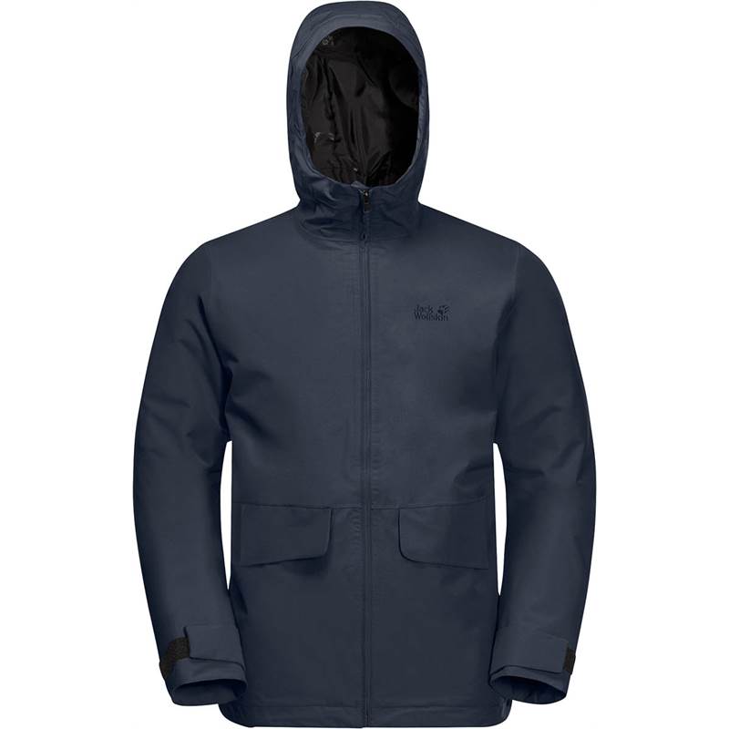 Jack Wolfskin Mens White Forest Jacket-1